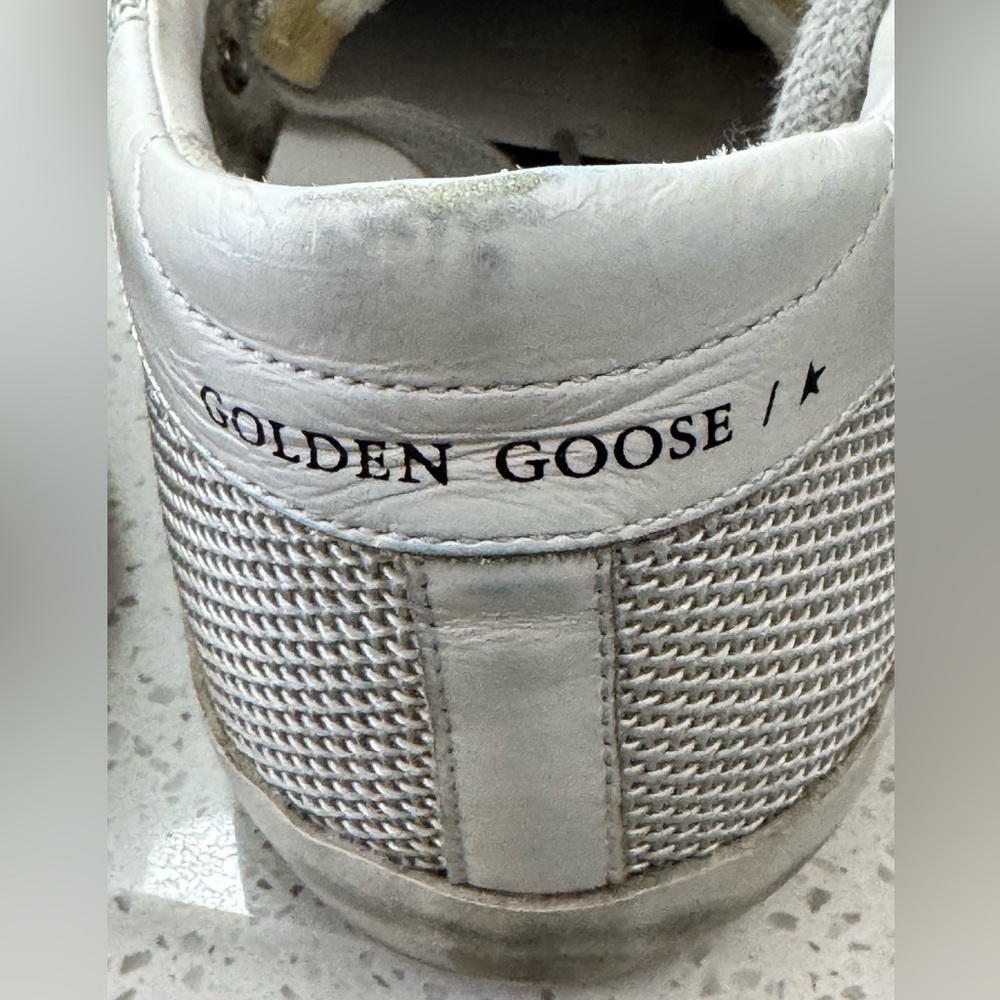 Golden Goose Green and White Men's Sneakers - Picture 7 of 8